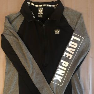 workout quarter zip